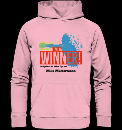 I´M A WINNER • Unisex Premium Hoodie XS-5XL aus Bio-Baumwolle für Damen & Herren • Exklusivdesign • personalisiert