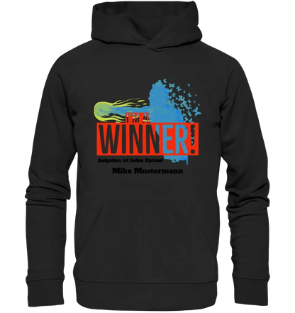 I´M A WINNER • Unisex Premium Hoodie XS-5XL aus Bio-Baumwolle für Damen & Herren • Exklusivdesign • personalisiert