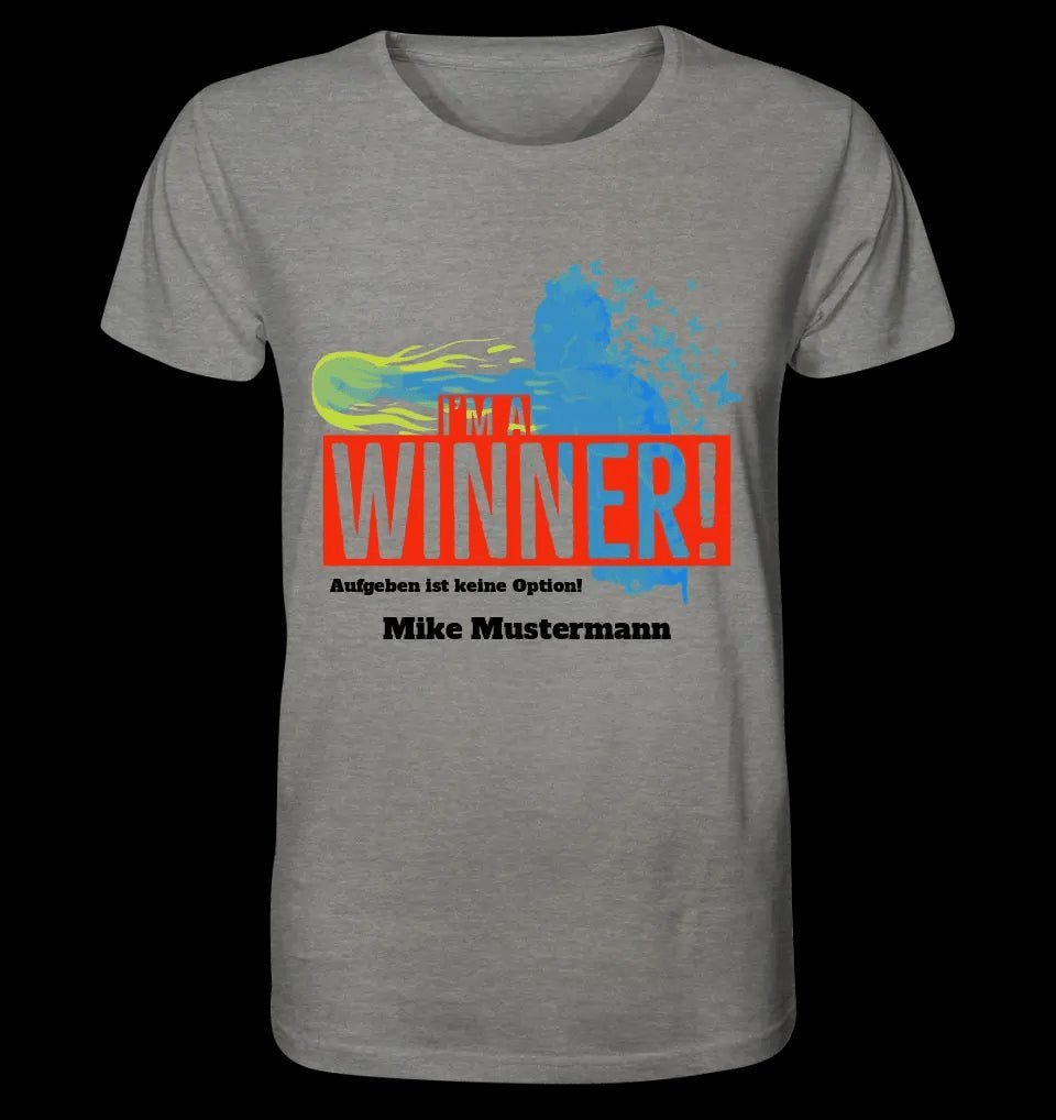 I´M A WINNER • Unisex Premium T-Shirt XS-5XL aus Bio-Baumwolle für Damen & Herren • Exklusivdesign • personalisiert