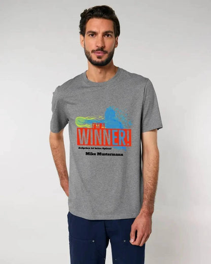 I´M A WINNER • Unisex Premium T-Shirt XS-5XL aus Bio-Baumwolle für Damen & Herren • Exklusivdesign • personalisiert