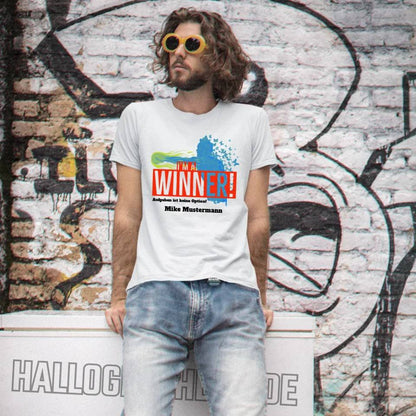 I´M A WINNER • Unisex Premium T-Shirt XS-5XL aus Bio-Baumwolle für Damen & Herren • Exklusivdesign • personalisiert