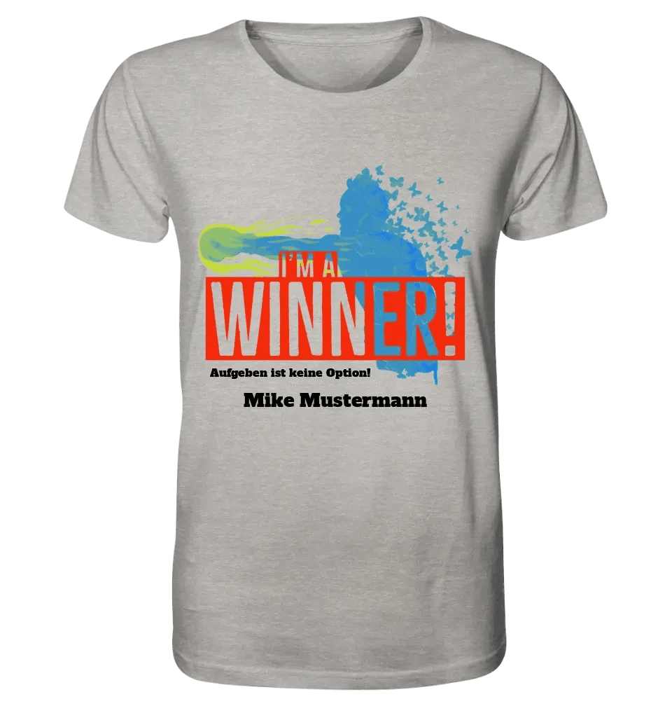 I´M A WINNER • Unisex Premium T-Shirt XS-5XL aus Bio-Baumwolle für Damen & Herren • Exklusivdesign • personalisiert