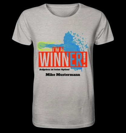 I´M A WINNER • Unisex Premium T-Shirt XS-5XL aus Bio-Baumwolle für Damen & Herren • Exklusivdesign • personalisiert