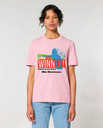 I´M A WINNER • Unisex Premium T-Shirt XS-5XL aus Bio-Baumwolle für Damen & Herren • Exklusivdesign • personalisiert