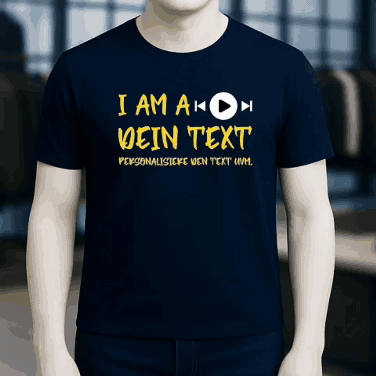 "I AM A"-KOLLEKTION (personalisierbar) • Unisex T-Shirt für Herren & Damen • Bio