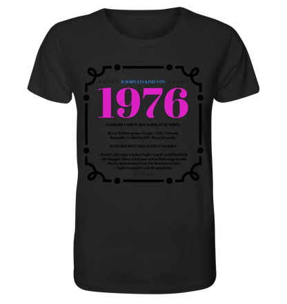 JAHRESZAHL-DESIGNER personalisierbar - Unisex Premium T-Shirt XS-5XL aus Bio-Baumwolle für Damen & Herren