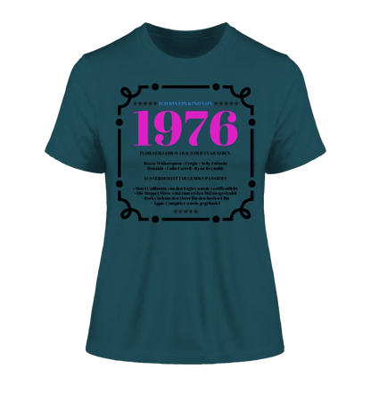 Jahreszahl Designer personalisierbar - Ladies Premium T-Shirt XS-2XL aus Bio-Baumwolle für Damen