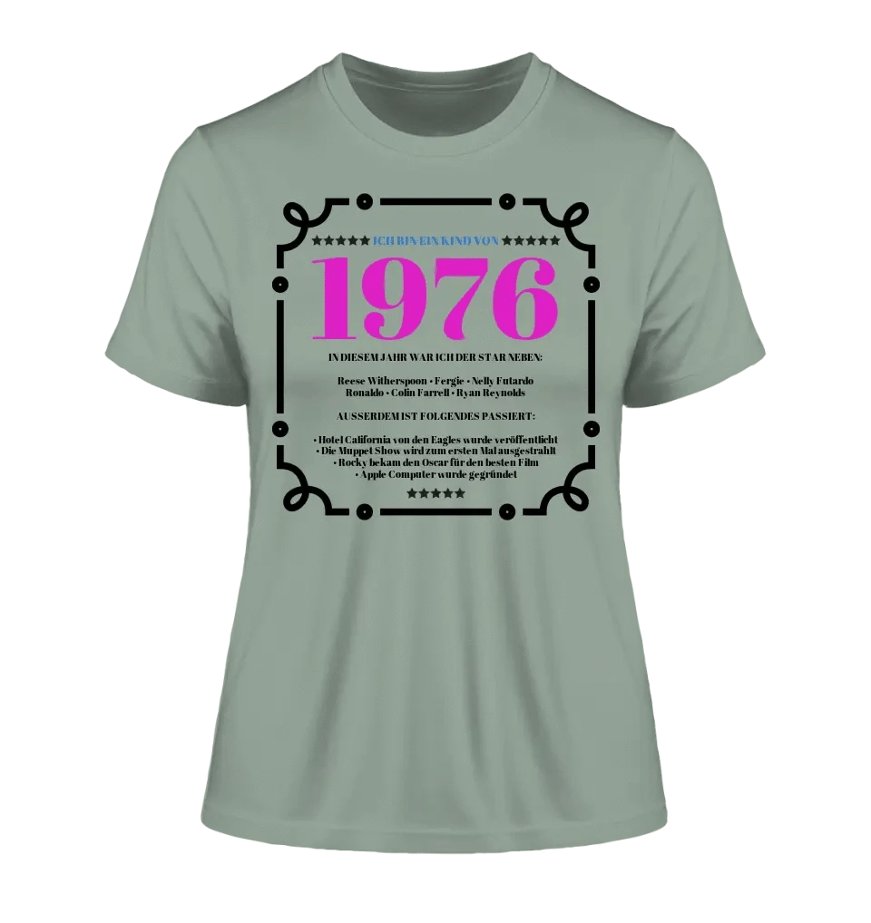 Jahreszahl Designer personalisierbar - Ladies Premium T-Shirt XS-2XL aus Bio-Baumwolle für Damen