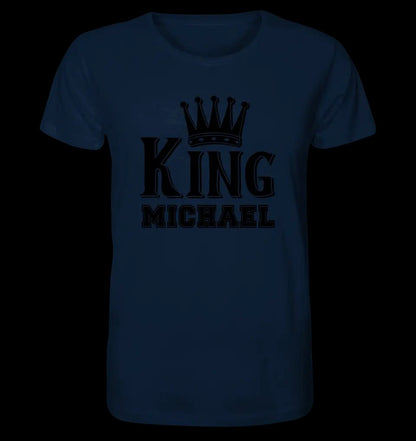 KING + WUNSCHNAME • Unisex Premium T-Shirt XS-5XL aus Bio-Baumwolle für Damen & Herren • Exklusivdesign • personalisiert