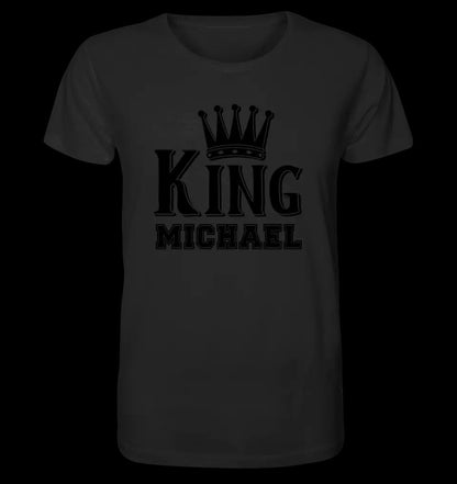 KING + WUNSCHNAME • Unisex Premium T-Shirt XS-5XL aus Bio-Baumwolle für Damen & Herren • Exklusivdesign • personalisiert