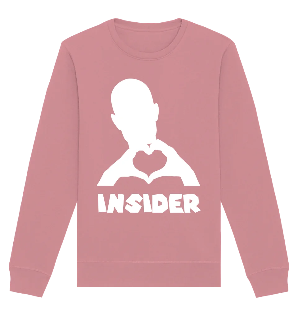 Keine Frage, ich liebe Dich auch! • Insider White • Unisex Sweatshirt Bio-Baumwolle in 4 Farben XS-3XL • personalisiert