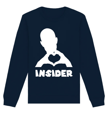 Keine Frage, ich liebe Dich auch! • Insider White • Unisex Sweatshirt Bio-Baumwolle in 4 Farben XS-3XL • personalisiert