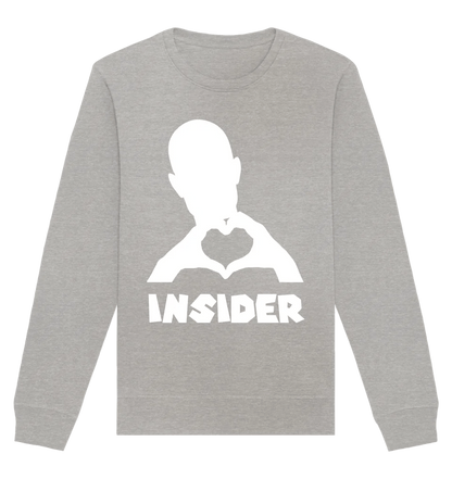 Keine Frage, ich liebe Dich auch! • Insider White • Unisex Sweatshirt Bio-Baumwolle in 4 Farben XS-3XL • personalisiert