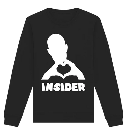 Keine Frage, ich liebe Dich auch! • Insider White • Unisex Sweatshirt Bio-Baumwolle in 4 Farben XS-3XL • personalisiert