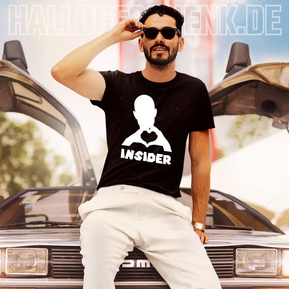 Keine Frage, ich liebe Dich auch! • Insider White • personalisierter Text • Unisex Premium T-Shirt XS-5XL aus Bio-Baumwolle für Damen & Herren • Exklusivdesign • personalisiert