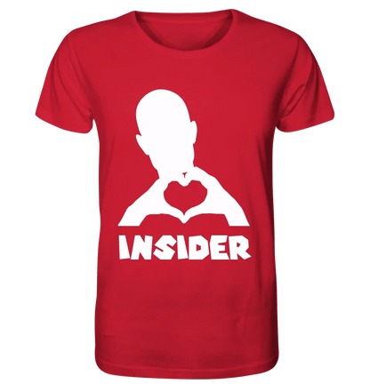 Keine Frage, ich liebe Dich auch! • Insider White • personalisierter Text • Unisex Premium T-Shirt XS-5XL aus Bio-Baumwolle für Damen & Herren • Exklusivdesign • personalisiert