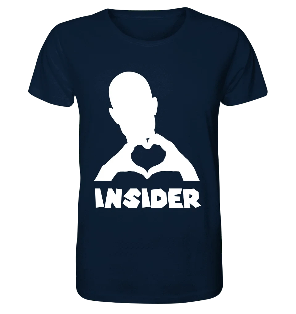 Keine Frage, ich liebe Dich auch! • Insider White • personalisierter Text • Unisex Premium T-Shirt XS-5XL aus Bio-Baumwolle für Damen & Herren • Exklusivdesign • personalisiert