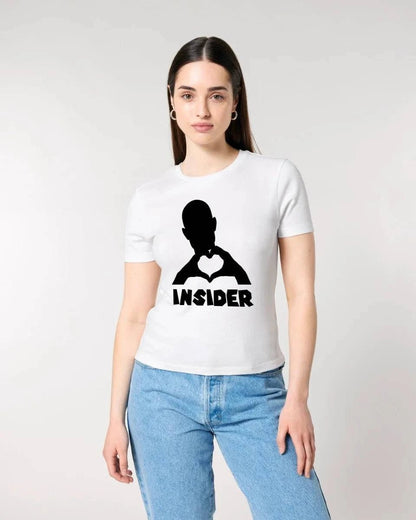 Keine Frage, ich liebe Dich auch! • Insider • personalisierter Text • Ladies Premium T-Shirt XS-2XL aus Bio-Baumwolle für Damen • Exklusivdesign • personalisiert • Motivauswahl • personalisierbar