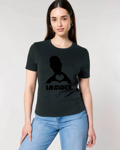 Keine Frage, ich liebe Dich auch! • Insider • personalisierter Text • Ladies Premium T-Shirt XS-2XL aus Bio-Baumwolle für Damen • Exklusivdesign • personalisiert • Motivauswahl • personalisierbar