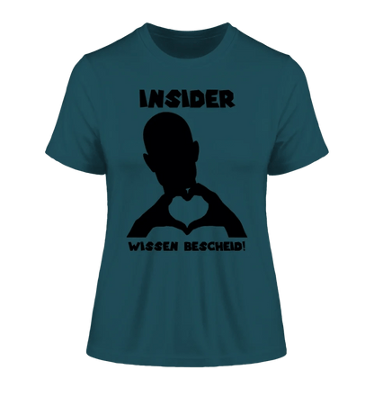 Keine Frage, ich liebe Dich auch! • personalisierbarer / personalisierter Text • Ladies Premium T-Shirt XS-2XL aus Bio-Baumwolle für Damen • Exklusivdesign • personalisiert • Motivauswahl • personalisierbar