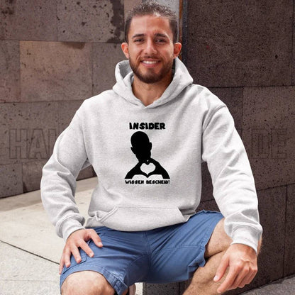 Keine Frage, ich liebe Dich auch! • personalisierter Text • Unisex Premium Hoodie XS-5XL aus Bio-Baumwolle für Damen & Herren • Exklusivdesign • personalisiert