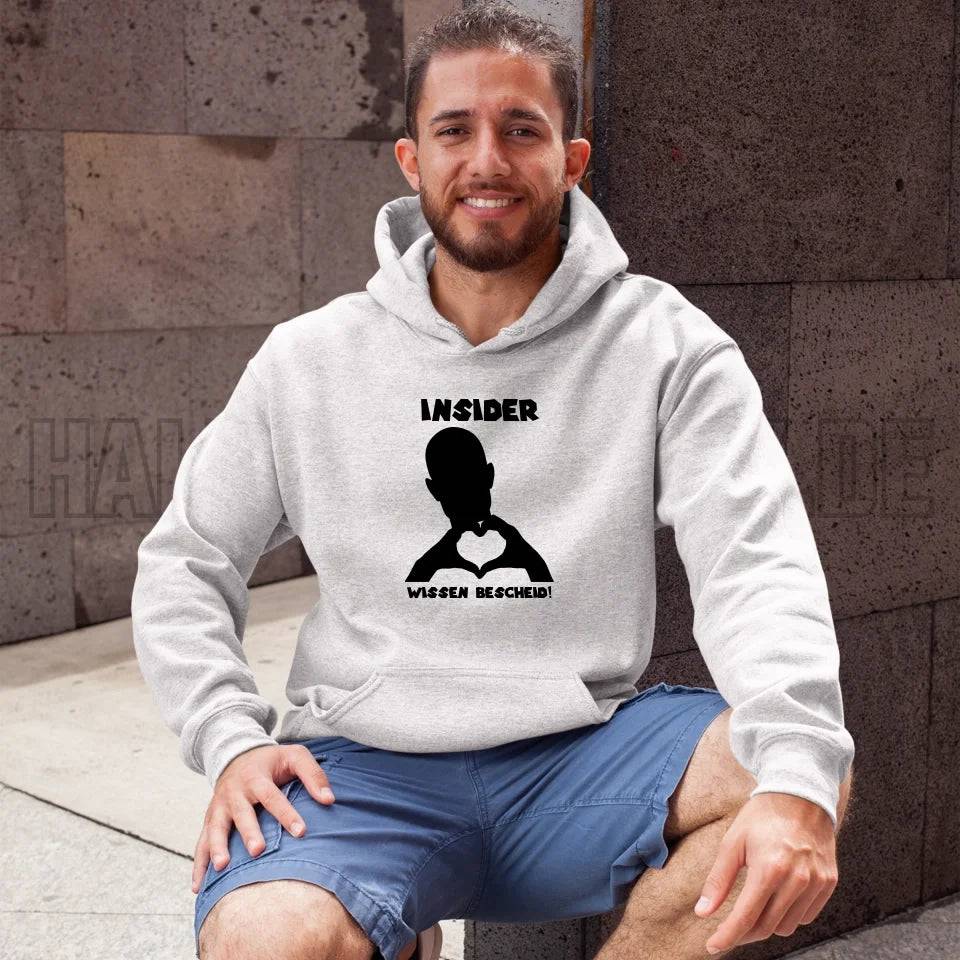 Keine Frage, ich liebe Dich auch! • personalisierter Text • Unisex Premium Hoodie XS-5XL aus Bio-Baumwolle für Damen & Herren • Exklusivdesign • personalisiert