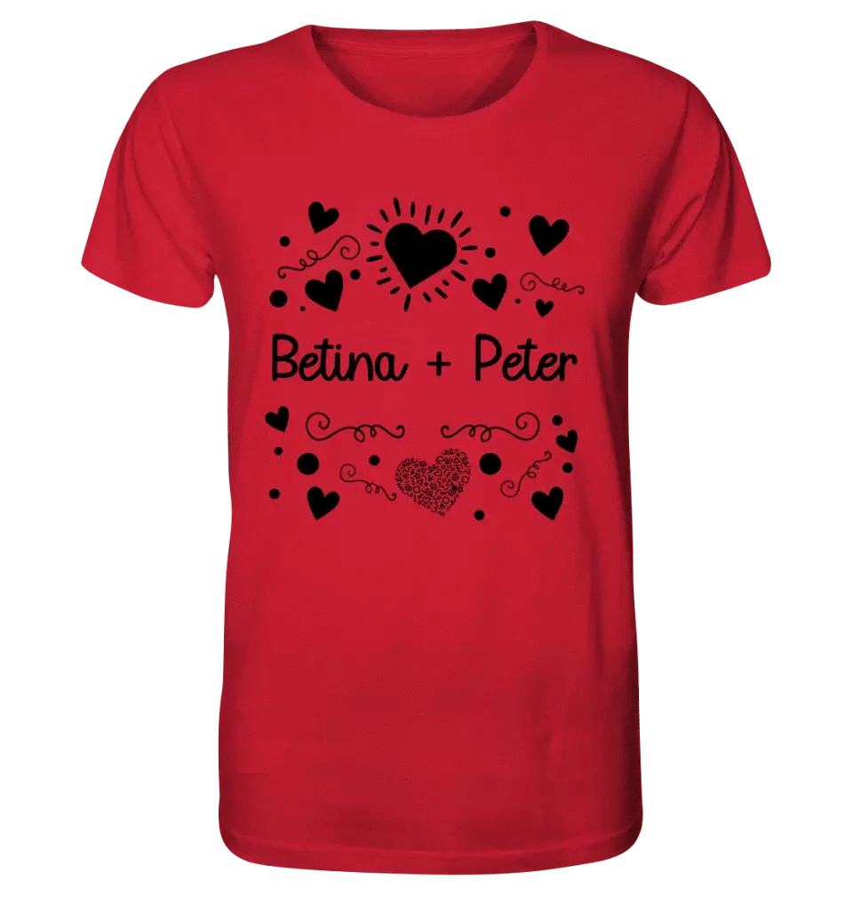 LOVE DESIGN 1 • Unisex Premium T-Shirt XS-5XL aus Bio-Baumwolle für Damen & Herren