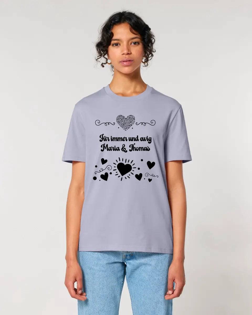 LOVE DESIGN 3 personalisierbar - Unisex Premium T-Shirt XS-5XL aus Bio-Baumwolle für Damen & Herren