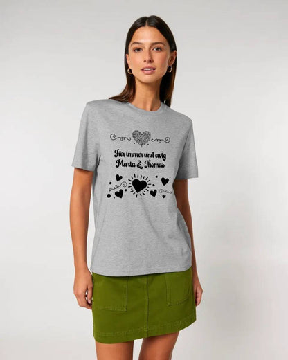 LOVE DESIGN 3 personalisierbar - Unisex Premium T-Shirt XS-5XL aus Bio-Baumwolle für Damen & Herren