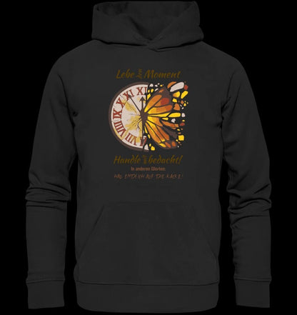 Lebe den Moment • Unisex Premium Hoodie XS-5XL aus Bio-Baumwolle für Damen & Herren • Exklusivdesign • personalisiert