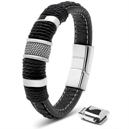 Lederarmband „Ring“