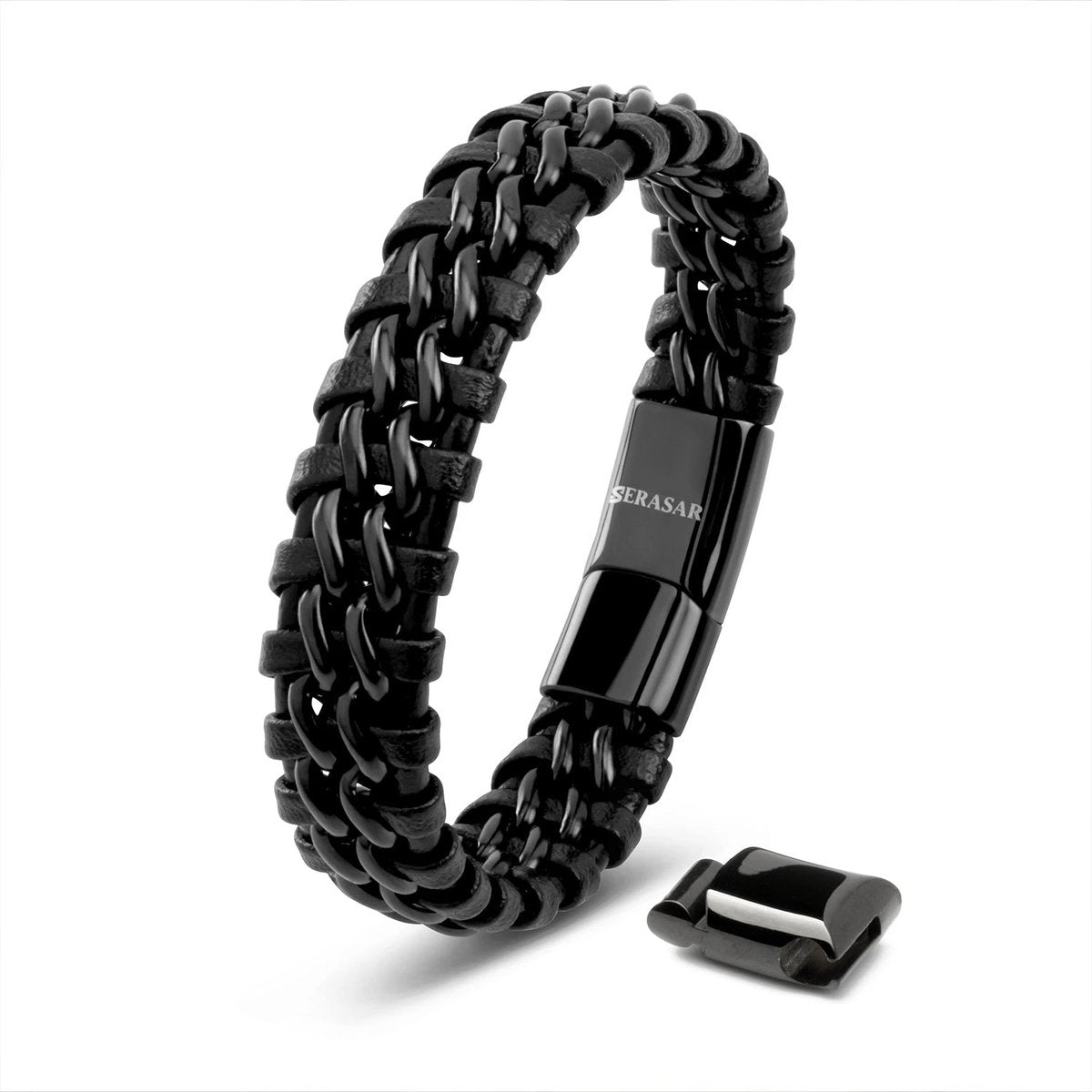 Lederarmband "Steel"