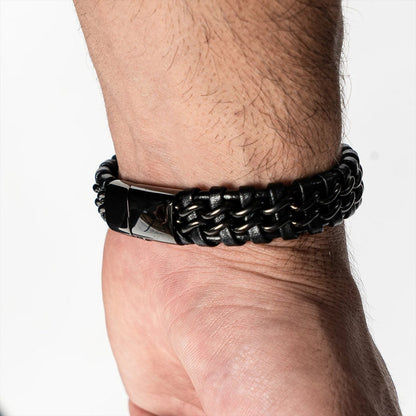 Lederarmband "Steel"