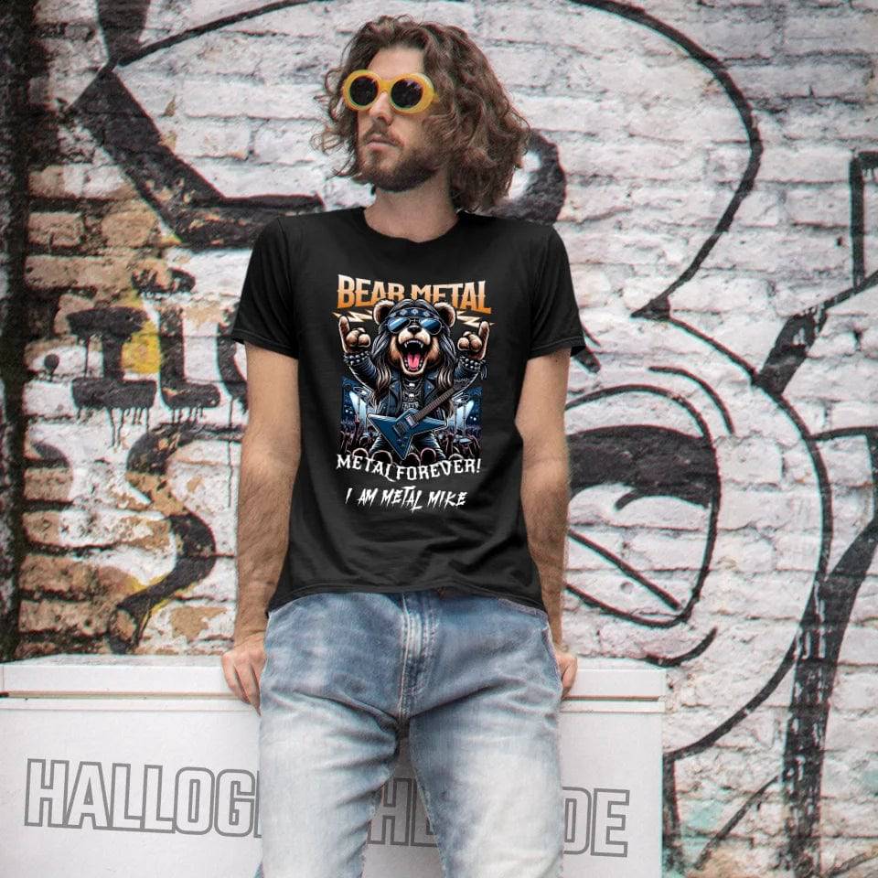 METAL FOREVER! • Musik • Music • Heavy Metal • Rock • Unisex Premium T-Shirt XS-5XL aus Bio-Baumwolle für Herren & Damen • personalisiert • Motivprodukt