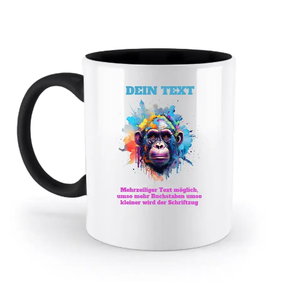 MIX-IT-DESIGNER Motivauswahl • zweifarbige Tasse • personalisiert