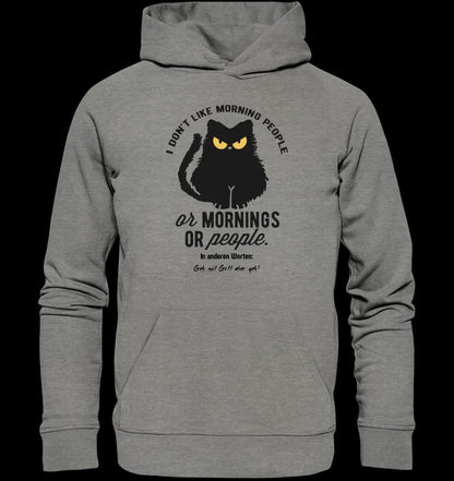 MORNING PEOPLE CAT • Katze • Unisex Premium Hoodie XS-5XL aus Bio-Baumwolle für Damen & Herren • Exklusivdesign • personalisiert