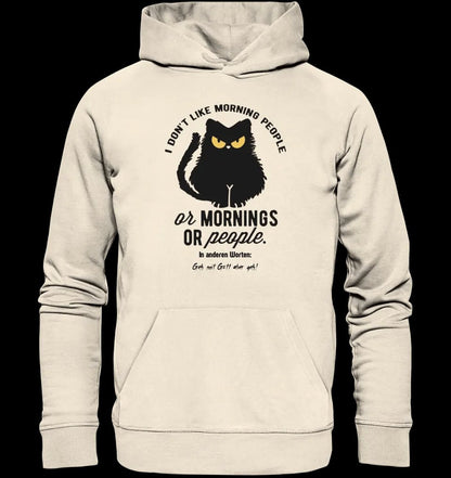 MORNING PEOPLE CAT • Katze • Unisex Premium Hoodie XS-5XL aus Bio-Baumwolle für Damen & Herren • Exklusivdesign • personalisiert