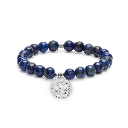 Mala Armband "Ausdruck & Selbstvertrauen" in Lapislazuli • Esoterische Glücksbringer