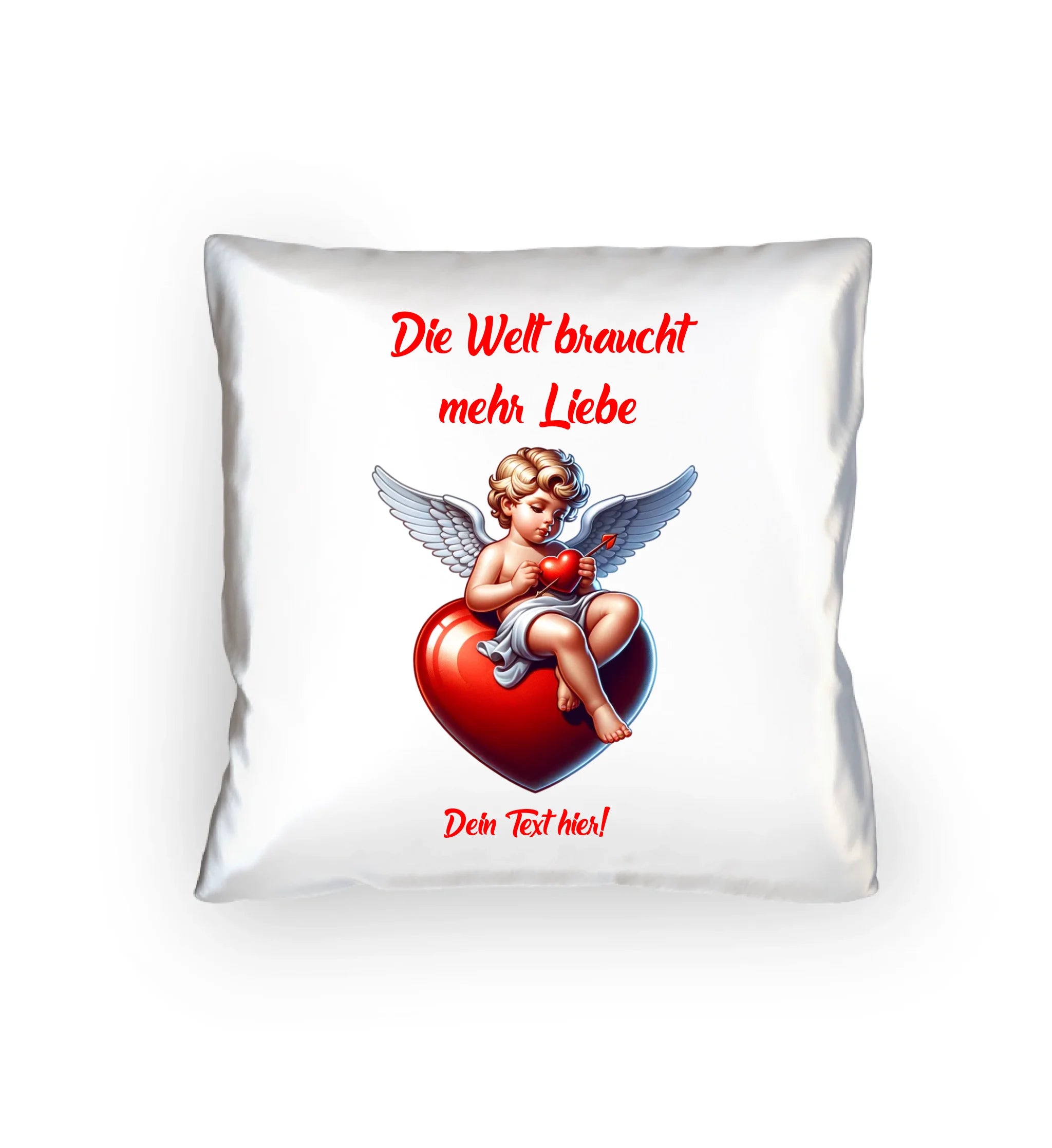 Mehr Liebe • Valentinstag • Kissen 40x40 cm • personalisiert