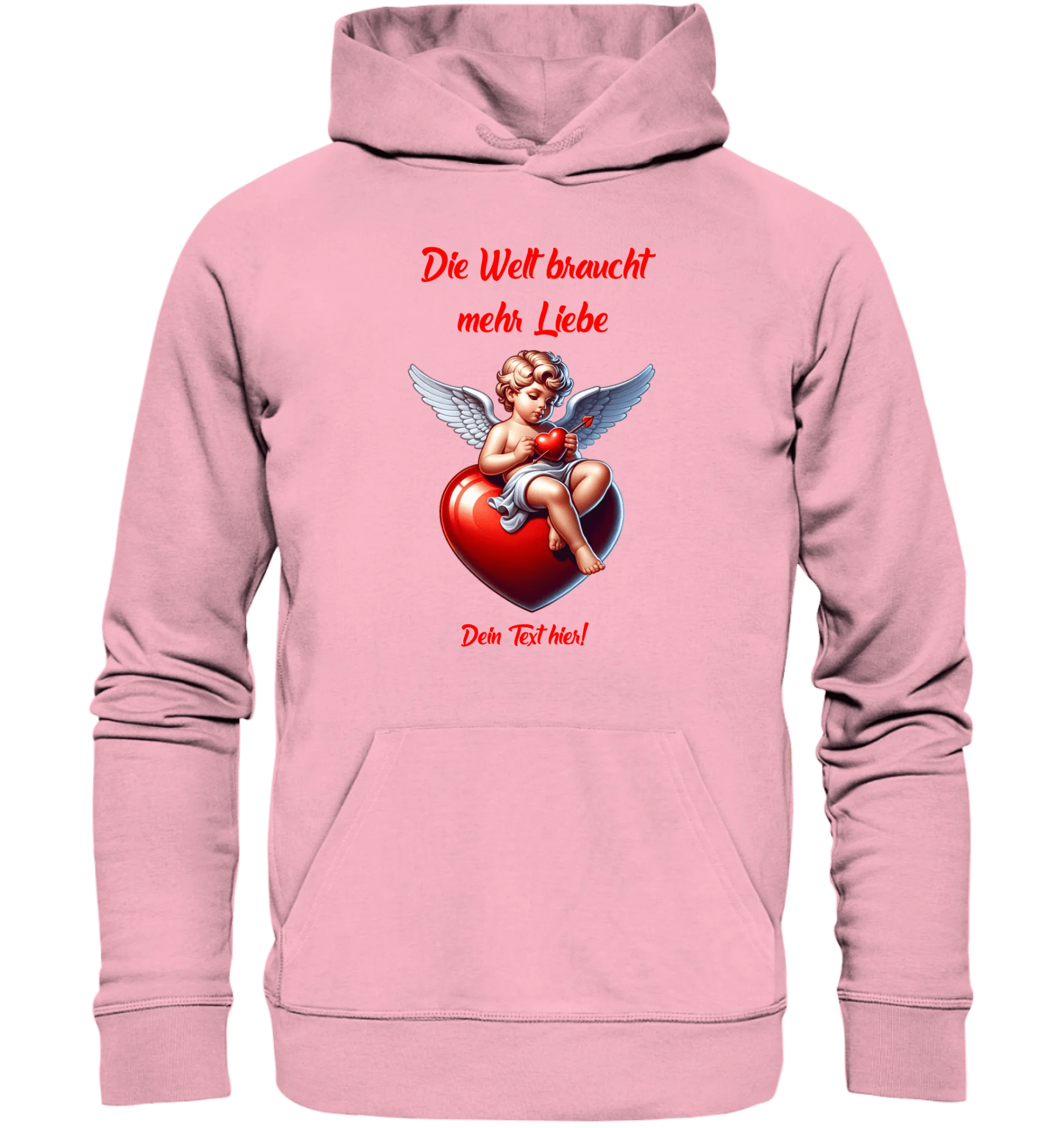 Mehr Liebe • Valentinstag • Unisex Premium Hoodie XS-5XL aus Bio-Baumwolle für Damen & Herren