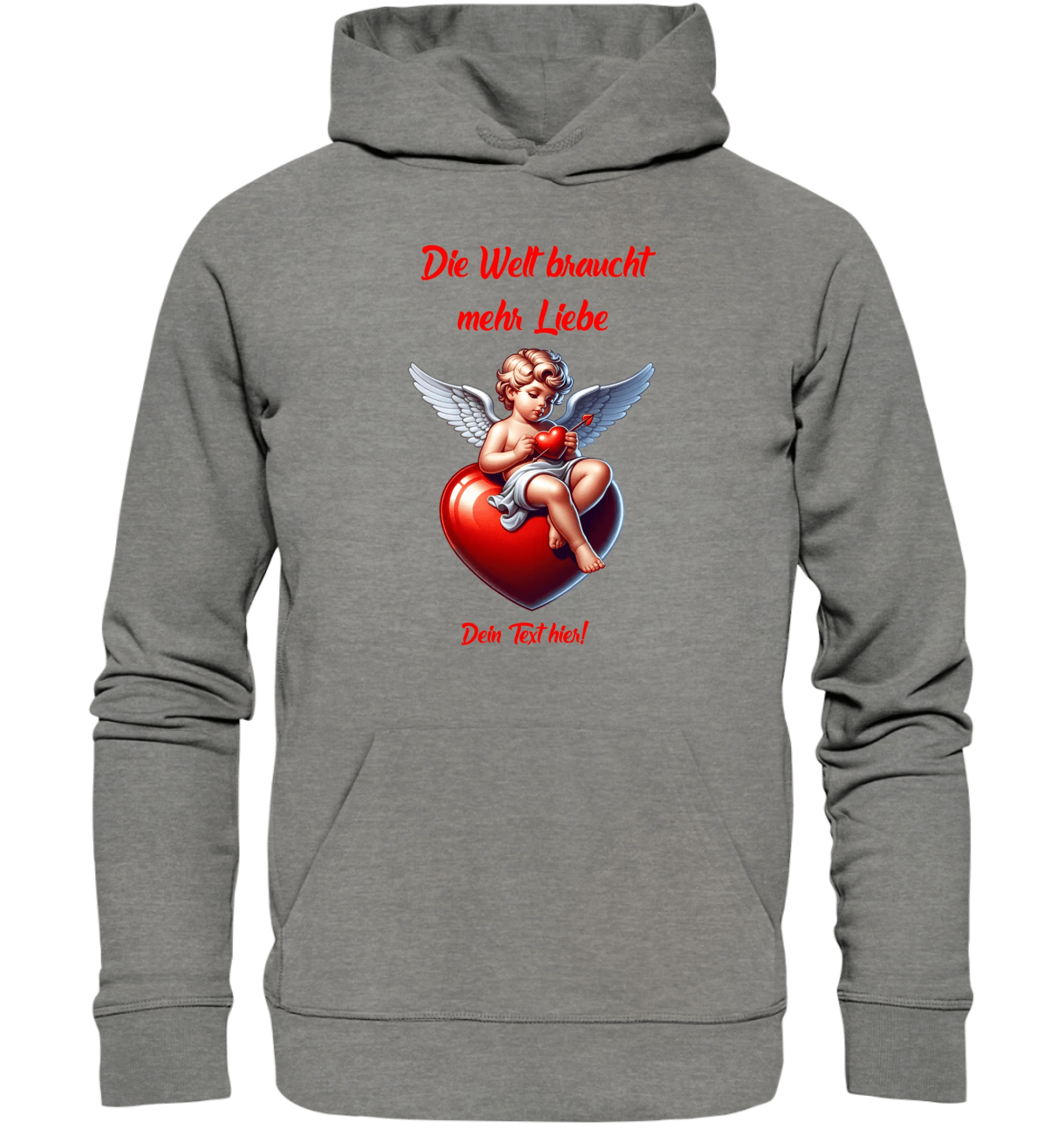 Mehr Liebe • Valentinstag • Unisex Premium Hoodie XS-5XL aus Bio-Baumwolle für Damen & Herren