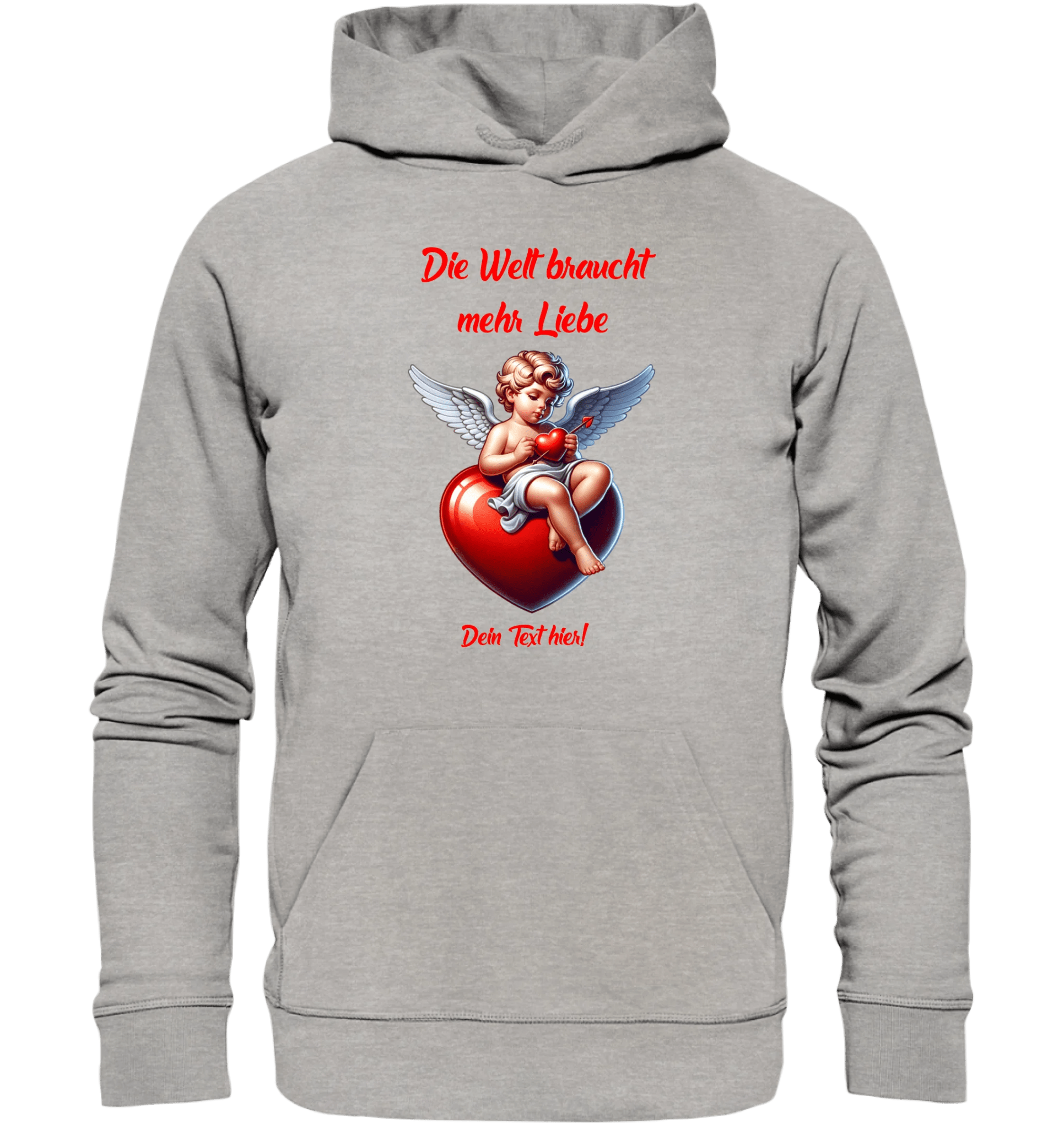 Mehr Liebe • Valentinstag • Unisex Premium Hoodie XS-5XL aus Bio-Baumwolle für Damen & Herren