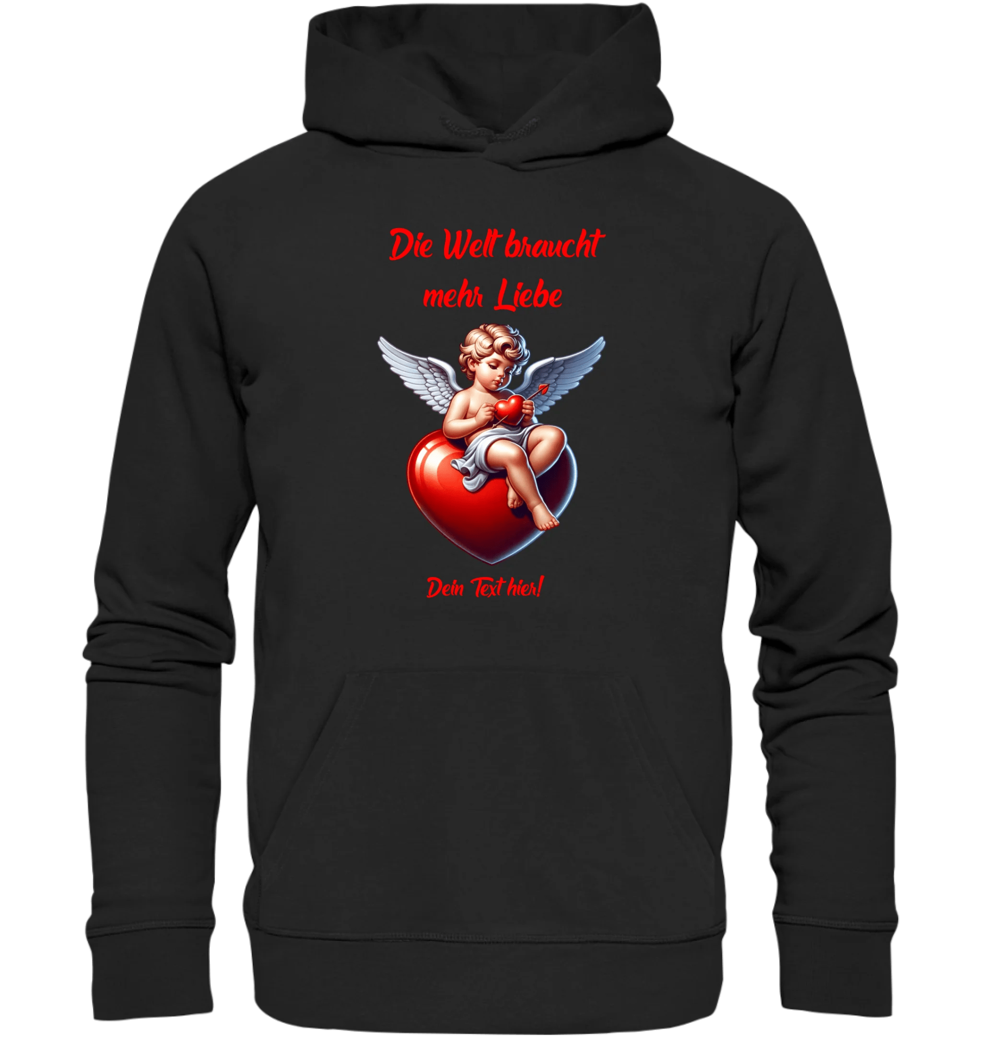 Mehr Liebe • Valentinstag • Unisex Premium Hoodie XS-5XL aus Bio-Baumwolle für Damen & Herren