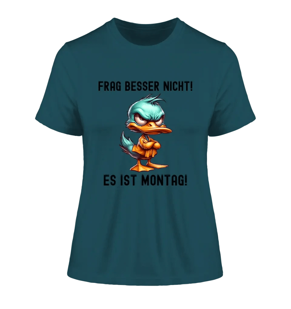 Miese Ente • Passe den Text an • Ladies Premium T-Shirt XS-2XL aus Bio-Baumwolle für Damen • Exklusivdesign • personalisiert