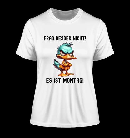 Miese Ente • Passe den Text an • Ladies Premium T-Shirt XS-2XL aus Bio-Baumwolle für Damen • Exklusivdesign • personalisiert