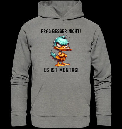 Miese Ente • Passe den Text an • Unisex Premium Hoodie XS-5XL aus Bio-Baumwolle für Damen & Herren • Exklusivdesign • personalisiert