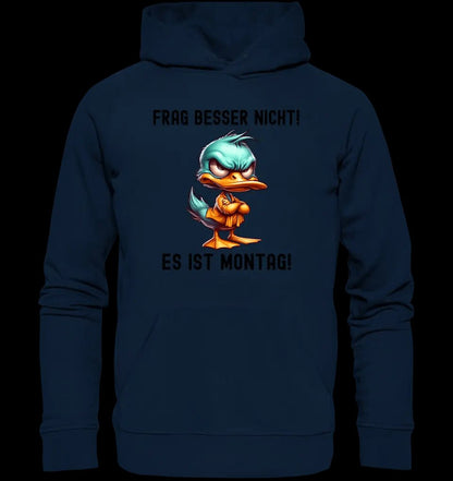 Miese Ente • Passe den Text an • Unisex Premium Hoodie XS-5XL aus Bio-Baumwolle für Damen & Herren • Exklusivdesign • personalisiert