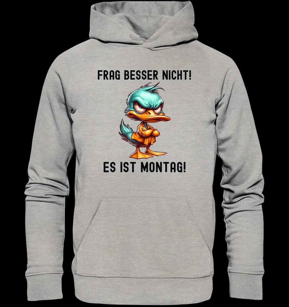 Miese Ente • Passe den Text an • Unisex Premium Hoodie XS-5XL aus Bio-Baumwolle für Damen & Herren • Exklusivdesign • personalisiert