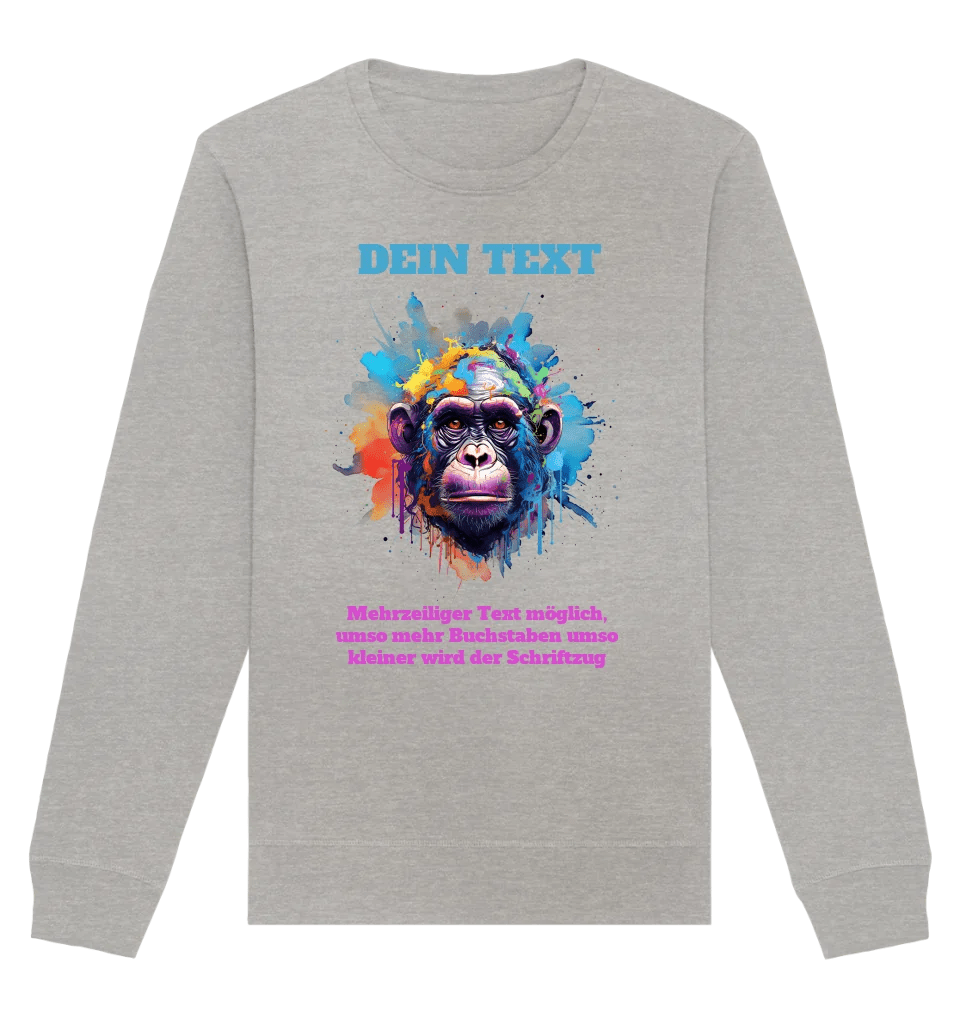 Motivauswahl: Mix-it-Designer • Unisex Sweatshirt Bio-Baumwolle in 4 Farben XS-3XL • personalisiert