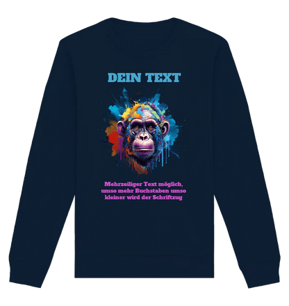 Motivauswahl: Mix-it-Designer • Unisex Sweatshirt Bio-Baumwolle in 4 Farben XS-3XL • personalisiert